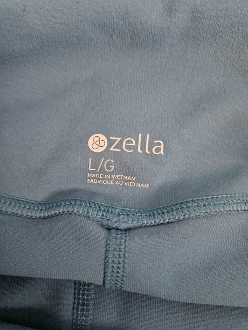 NWT Zella Performance Color Block Mesh Panel Legging L - Picture 7 of 8